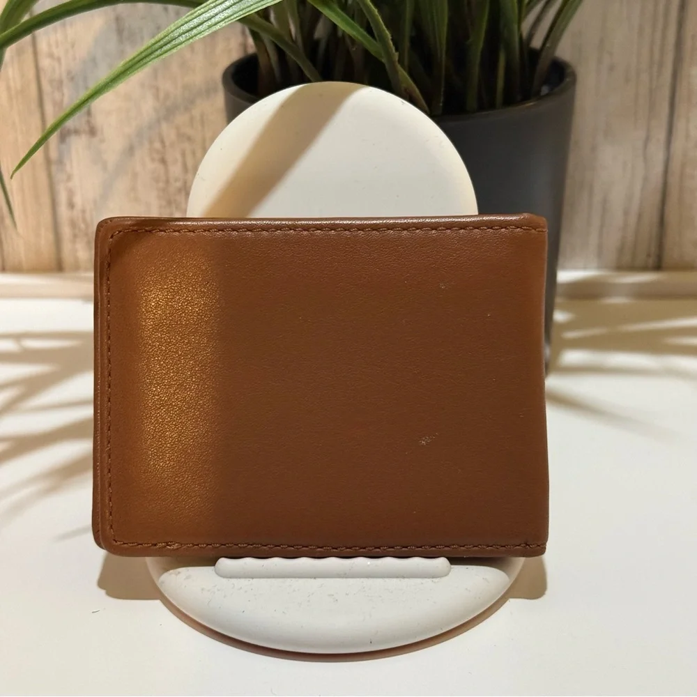 Coach Tan Leather Card Holder